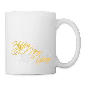 happy new year quote - Mug - white - Right