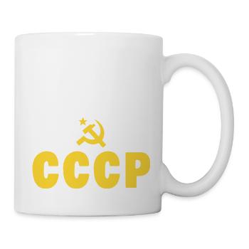Union soviétique Union soviétique Républiques socialistes soviétiques manteau Russie - Mug blanc - blanc - Droite