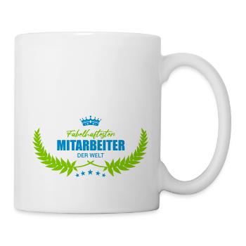 Fabelhaftester Mitarbeiter der Welt - Tasse - Weiß - Rechts