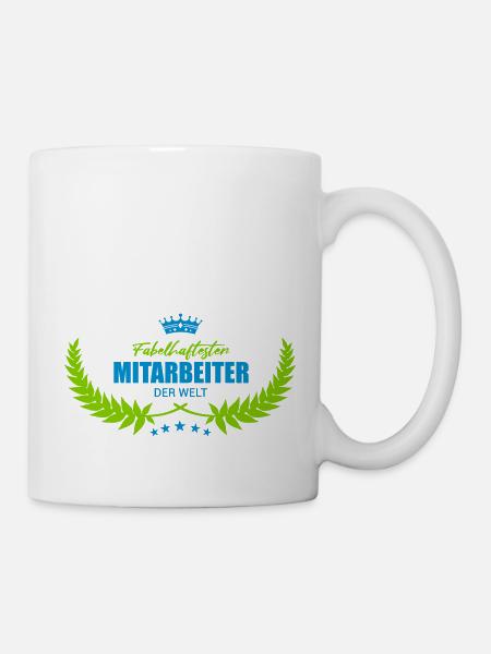 Fabelhaftester Mitarbeiter der Welt - Tasse - Weiß