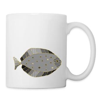 Fisch - Tasse - Weiß - Rechts