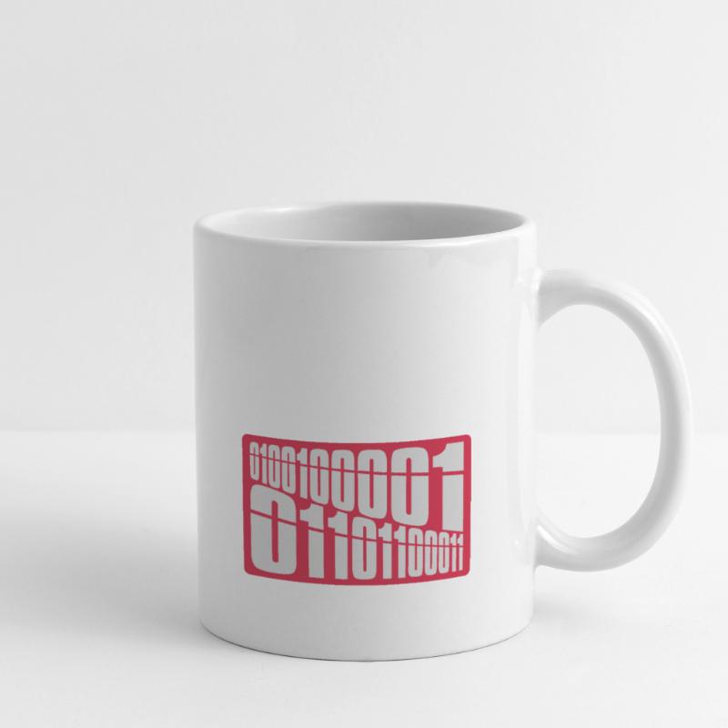 Langage de programme de code binaire Mug blanc
