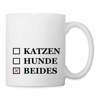 Dog Hund - Tasse - Weiß - Rechts