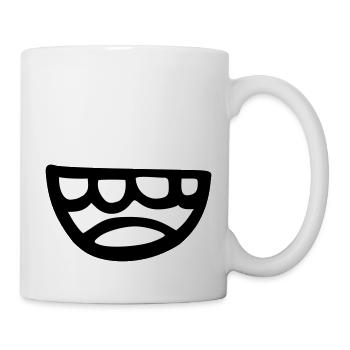 Smile - Mug blanc - blanc - Droite