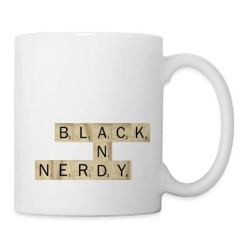 Black and Nerdy - Mug - white - Right