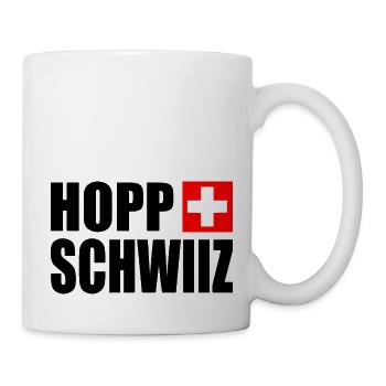 Hopp schwiiz - Mug blanc - blanc - Droite