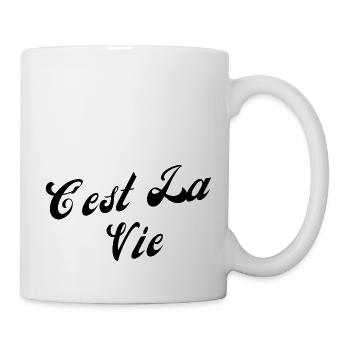 C'est la vie - Mug blanc - blanc - Droite