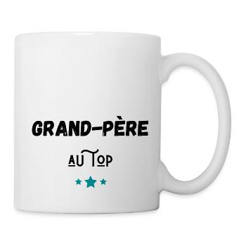 Grand-père au top idée cadeau - Mug blanc - blanc - Droite