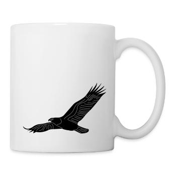 Adler01b - Tasse - Weiß - Rechts
