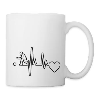 Bowling Cadeau Boule de bowling Cône Bowling bowling - Mug blanc - blanc - Droite