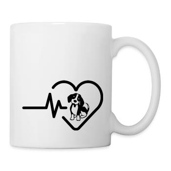 Chien - Mug blanc - blanc - Droite