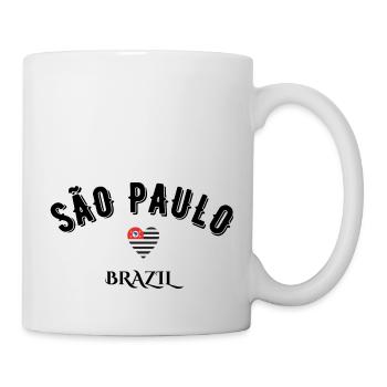 São Paulo Brasilien - Tasse - Weiß - Rechts