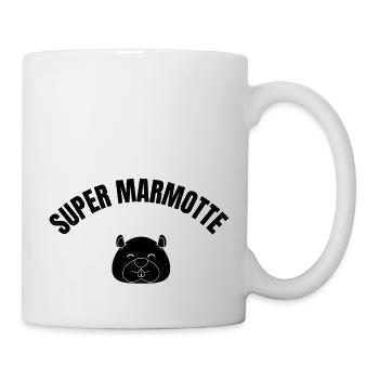 super marmotte - Mug blanc - blanc - Droite