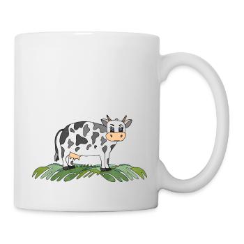 Kuh - Tasse - Weiß - Rechts