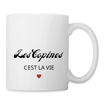 Les copines c'est la vie - Mug blanc - blanc - Droite