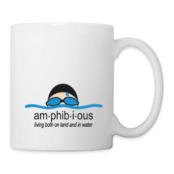 Nager - Mug blanc - blanc - Droite