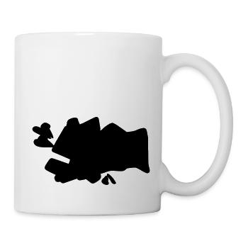 BLACK SPLASH - Tasse - Weiß - Rechts