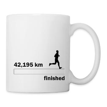 Biking Running Marathon Triathlon Bike - Mug - white - Right