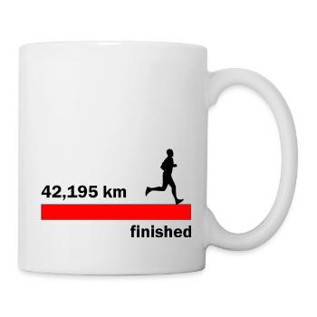 Biking Running Marathon Triathlon Bike - Mug - white - Right