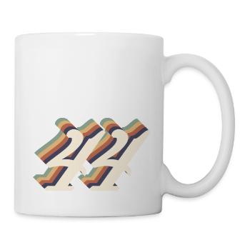 44ème anniversaire vintage - Mug blanc - blanc - Droite