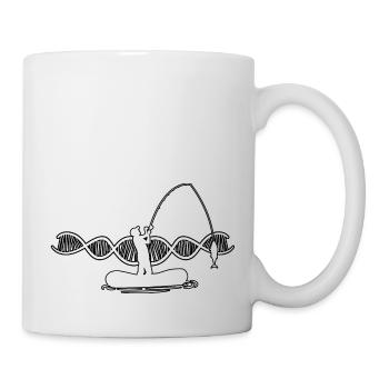 Fishing Fishing Fishing Fishing Fishing Hooks - Mug - white - Right