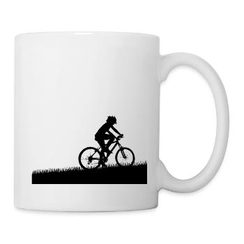 Marathon Triathlon Running Jogging Biking Cycling - Mug - white - Right