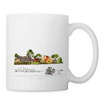 Rural landscape - Mug - white - Right