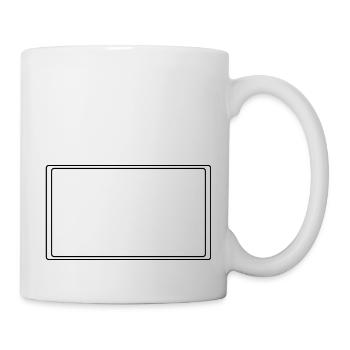 Bier Wein Whiskey Schnaps Alkohol - Tasse - Weiß - Rechts