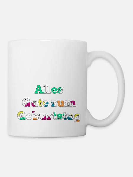 Alles Gute zum Geburtstag - Mug - white