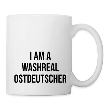 Ein Waschechter Ostdeutscher - Tasse - Weiß - Rechts