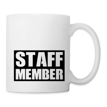 Membres du personnel - Mug blanc - blanc - Droite