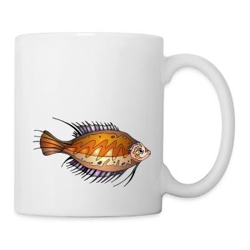 Poissons - Mug blanc - blanc - Droite