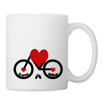 J’adore faire du vélo - Mug blanc - blanc - Droite