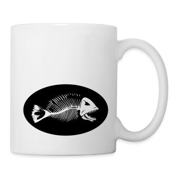 piranha - Tasse - Weiß - Rechts