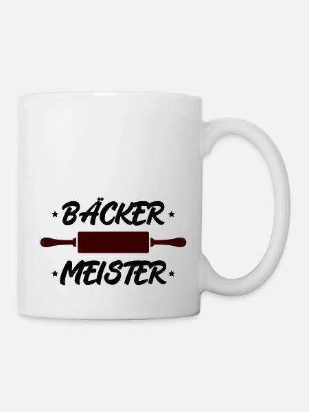 Bäcker Meister - Tasse - Weiß