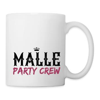 malle party crew - Tasse - Weiß - Rechts