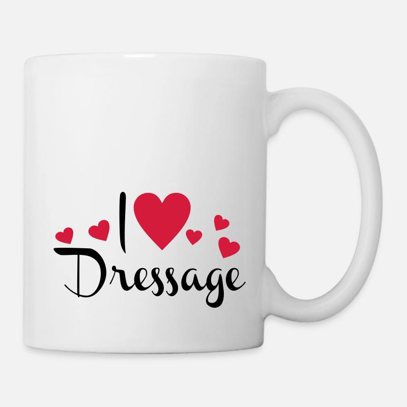 Dressage - Mug blanc - blanc