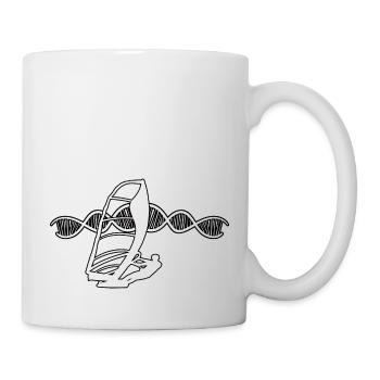 Planche à voile Kitesurf Kitesurfer Windsurfer - Mug blanc - blanc - Droite