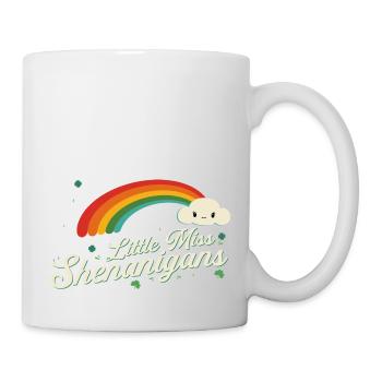 Little Miss Shenanigans for women and girls St - Mug - white - Right