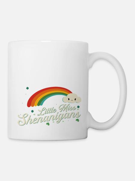 Little Miss Shenanigans für Frauen und Mädchen St - Tasse - Weiß