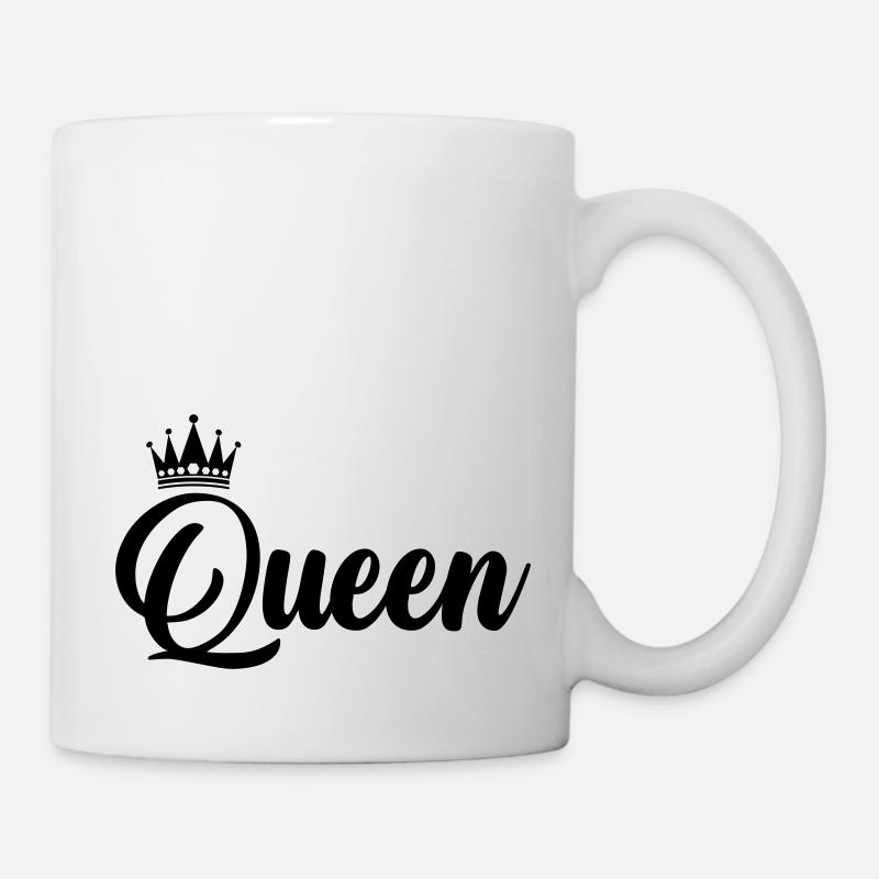 reine - Mug blanc - blanc