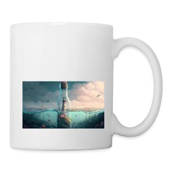 La sécurité des océans - Mug blanc - blanc - Droite