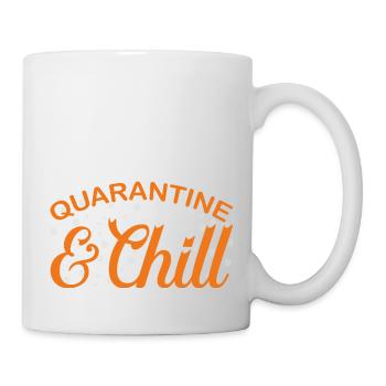 Quarantaine et refroidissement - Mug blanc - blanc - Droite