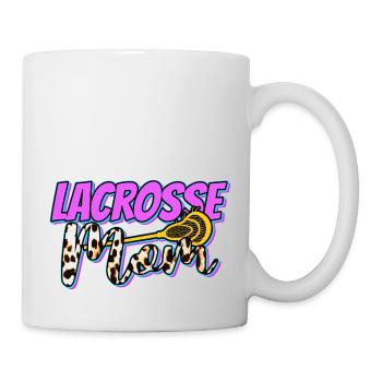 Lacrosse Sport Mutter Mama I Geschenk - Tasse - Weiß - Rechts