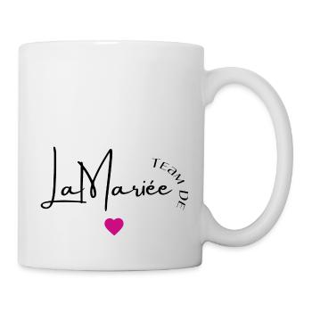 Team de la mariée - Mug blanc - blanc - Droite
