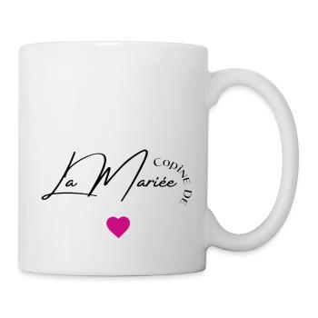Copine de la mariée - Mug blanc - blanc - Droite
