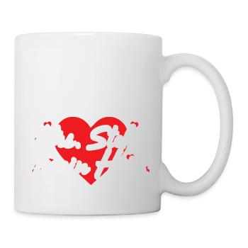 Mrs. Stehle Dein Herz Valentinstag - Tasse - Weiß - Rechts