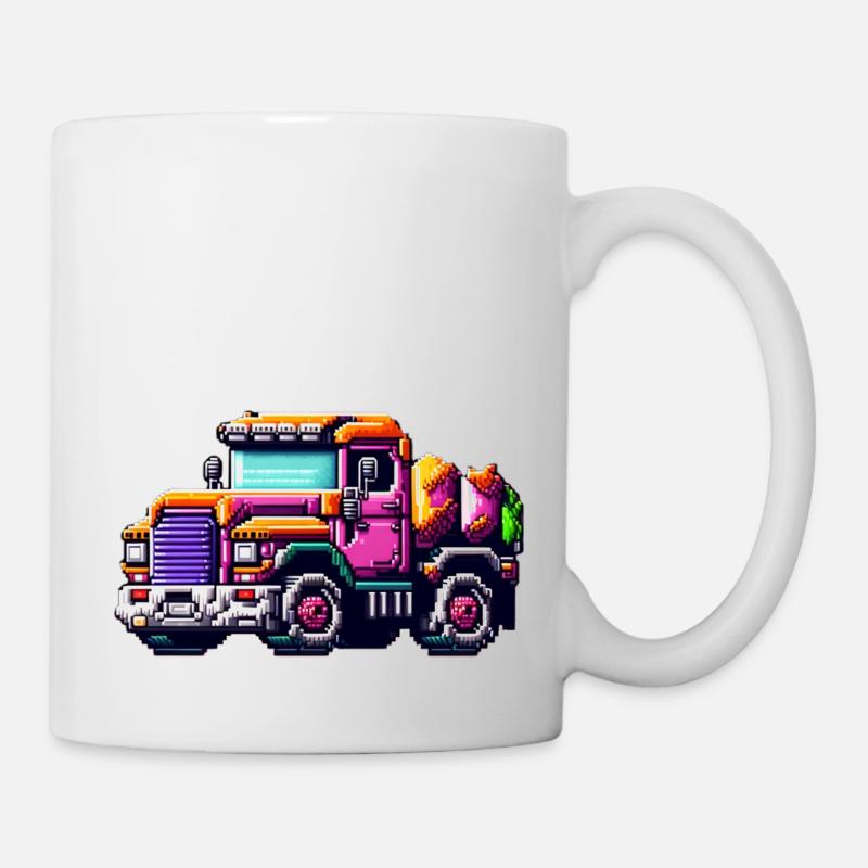The No. 1 Pixel Truck - Mug - white