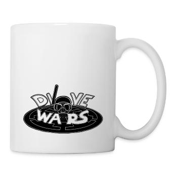 Scuba Diving Star Dive Black & White Diver - Mug - white - Right