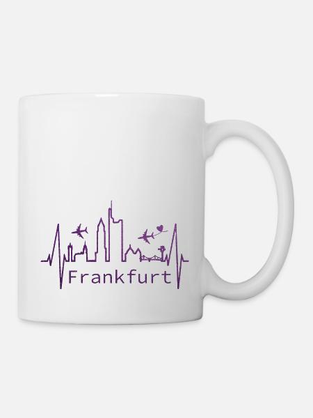 besser stadt Frankfurt - Tasse - Weiß